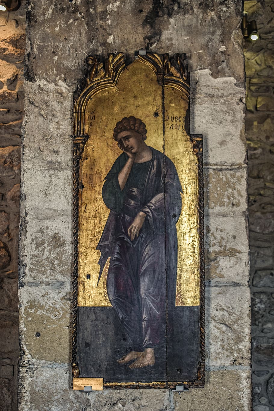 910x1365 HD wallpaper: icon, wooden, byzantine, church, religion, orthodox, st, john the theologian