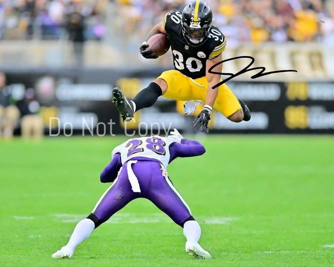 1080x862 Jaylen Warren Signed Photo 8X10 Rp Autographed Picture Pittsburgh Steelers