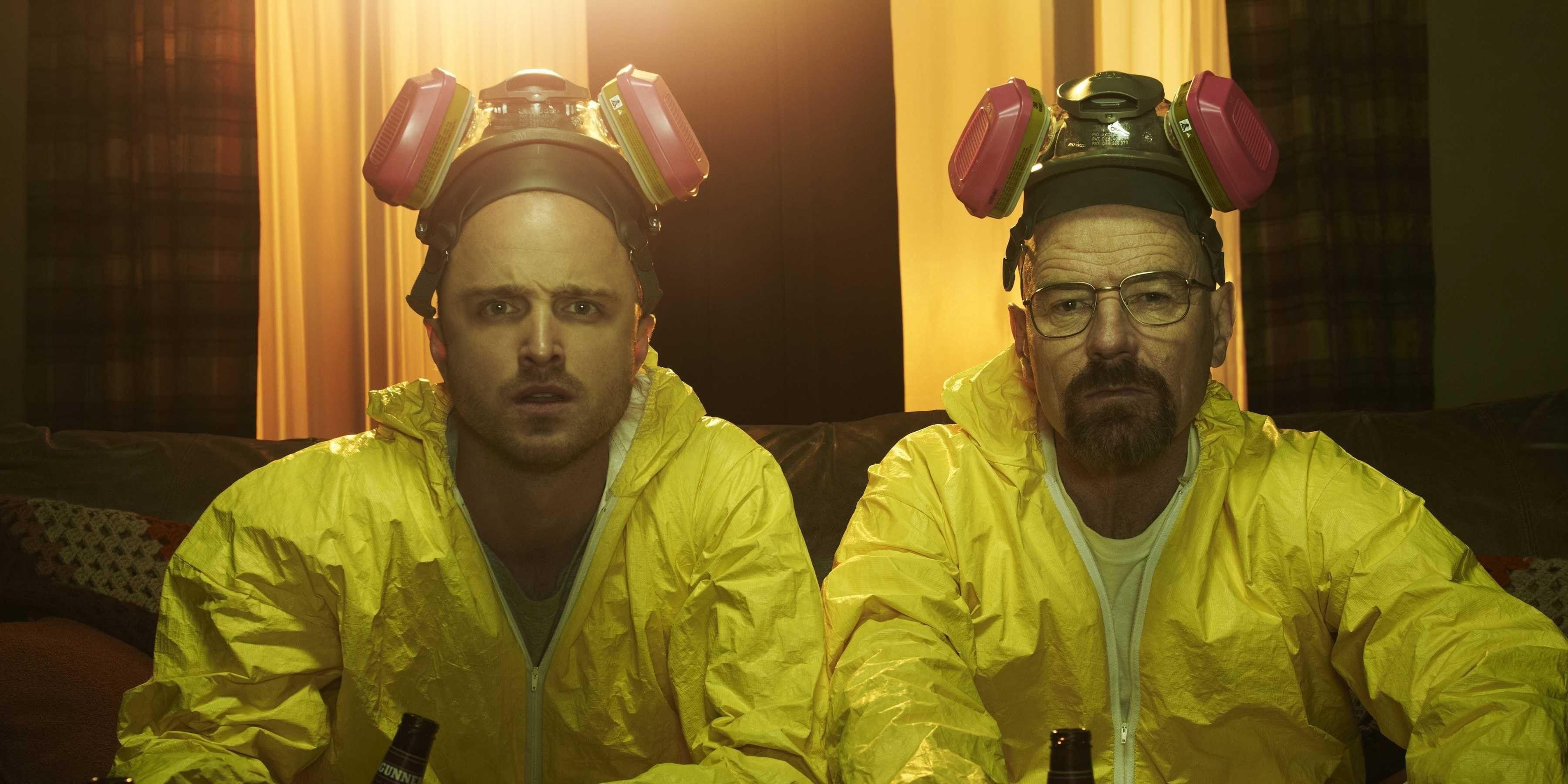 3600x1800 breaking bad tv series bryan cranston walter white aaron paul jesse pinkman
