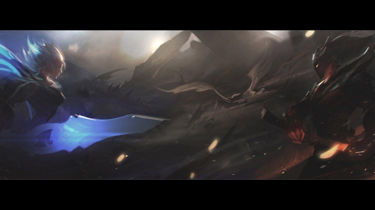 1280x720 Dawnbringer Riven vs Nightbringer Yasuo