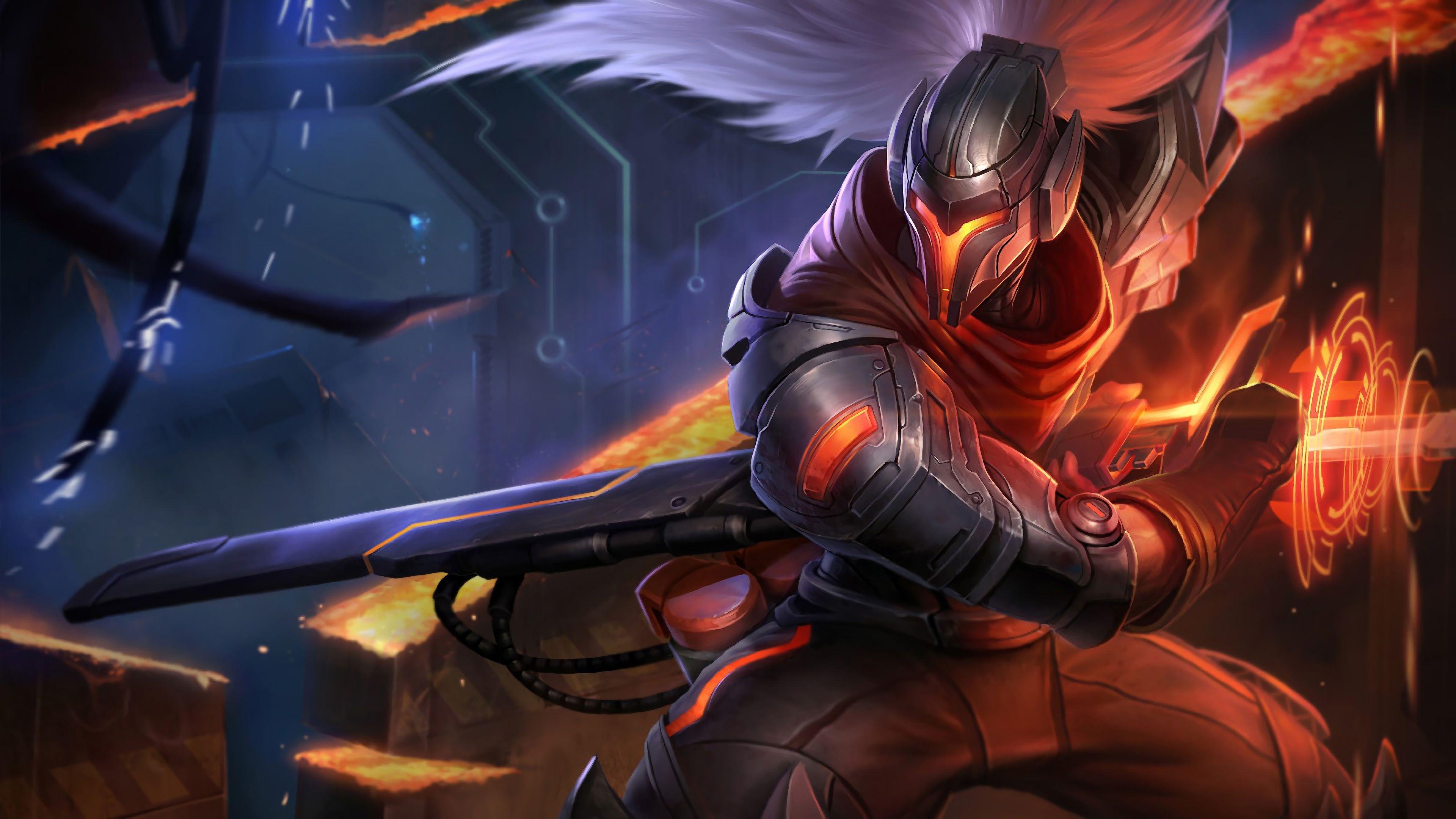 3840x2160 Yasuo 4K 8K HD League of Legends Wallpaper