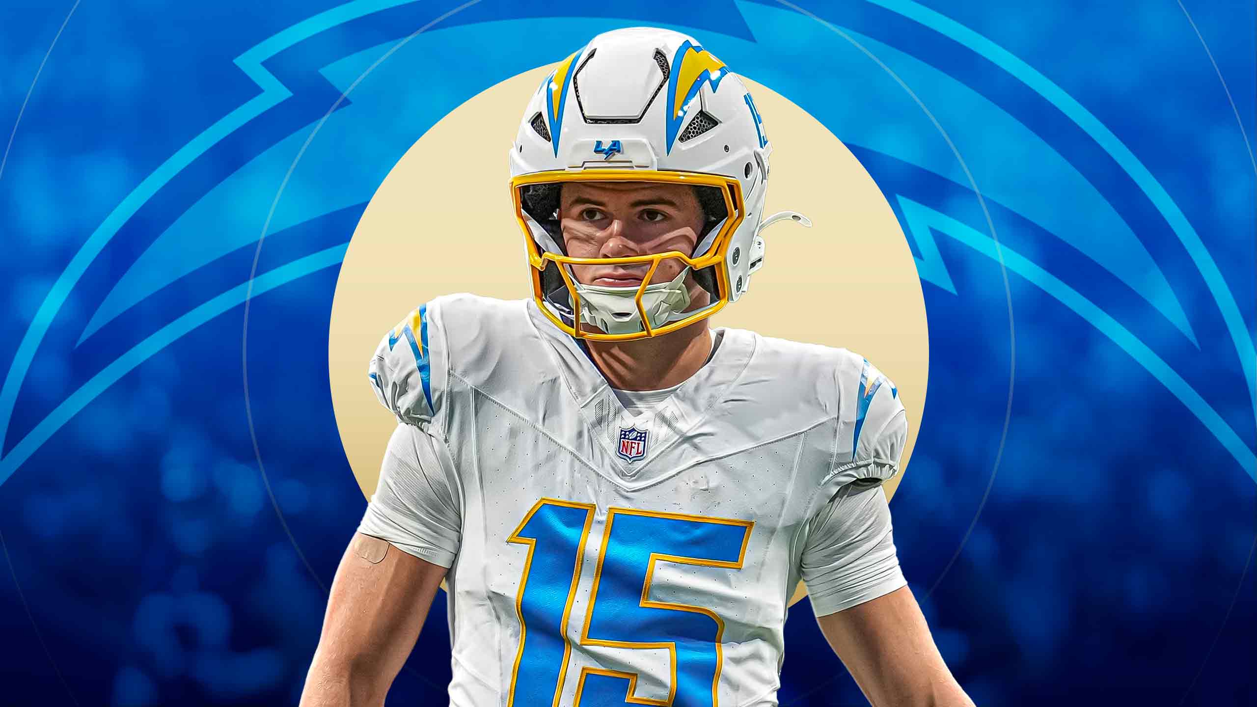 2560x1440 Ladd McConkey 2025 Player Profile