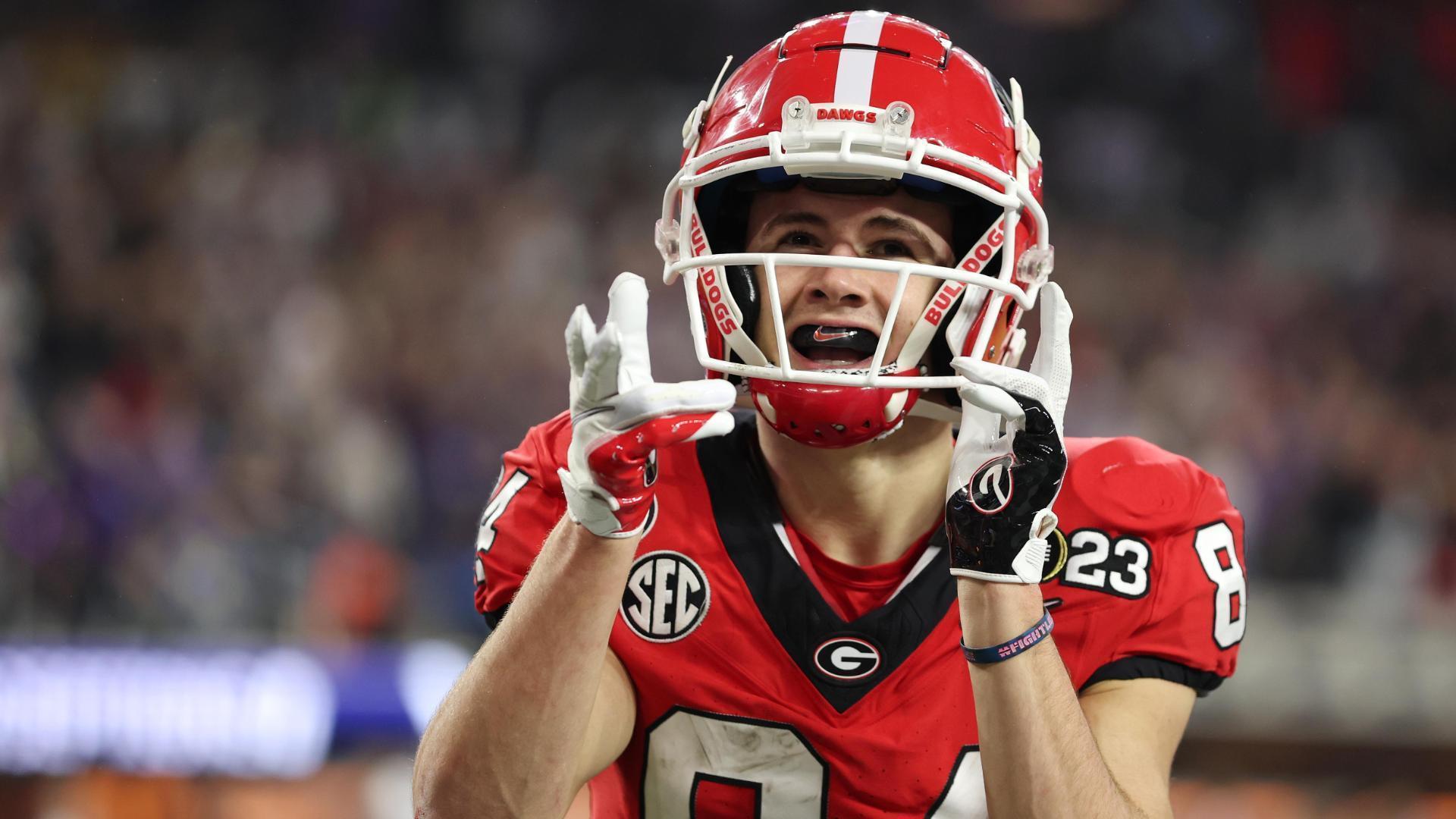 1920x1080 Ladd McConkey Gets Wide Open For A 37 Yard Georgia TD