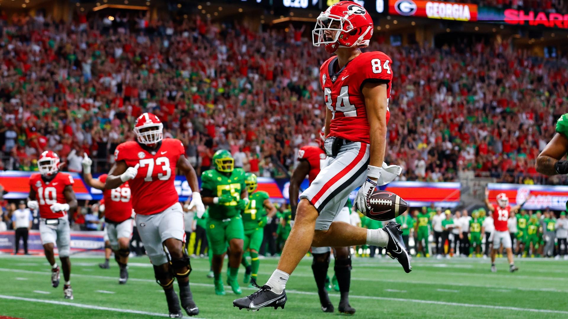 1920x1080 Atlanta Falcons Host Georgia Wide Receiver Ladd McConkey On A Pre Draft Visit