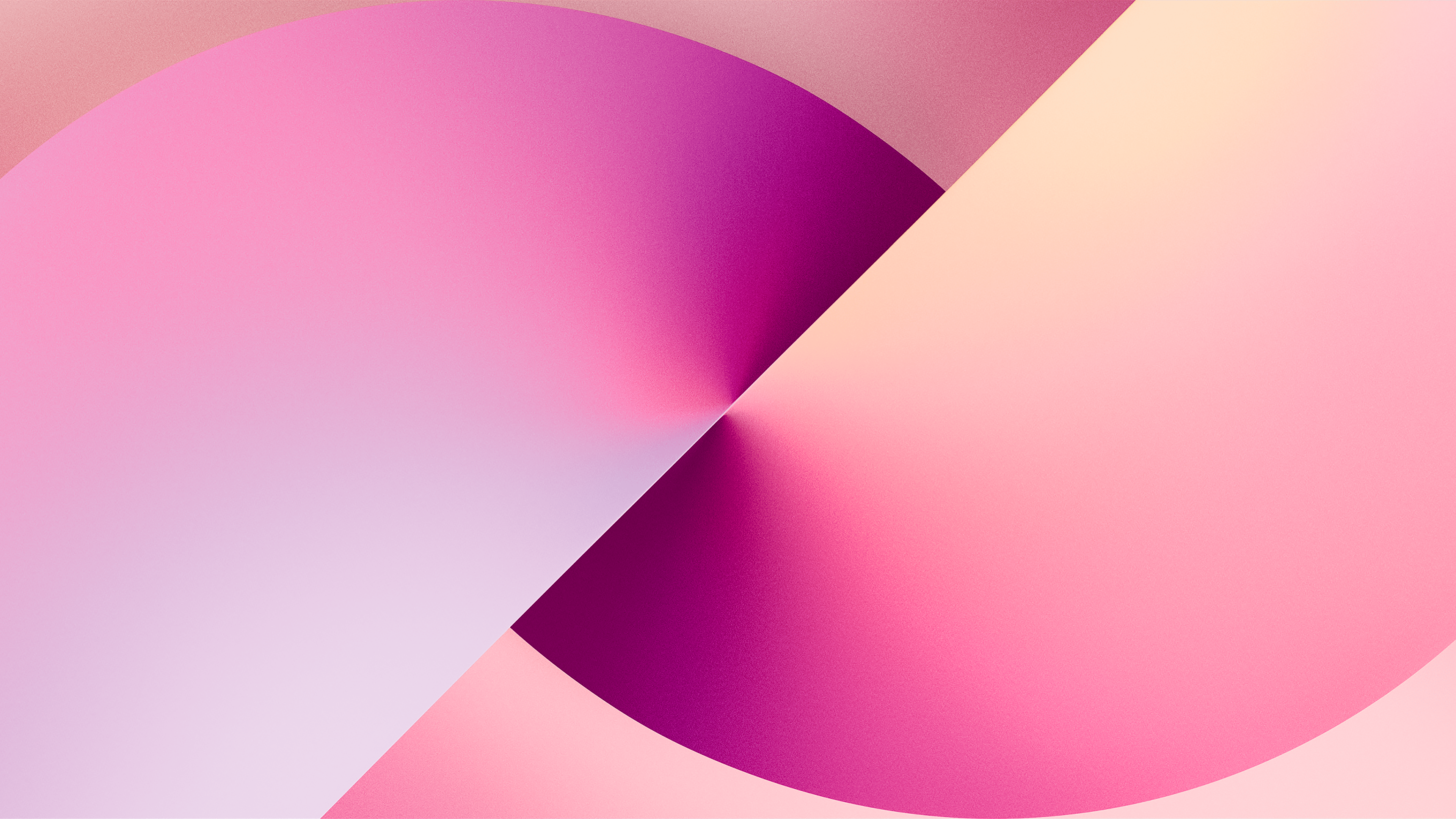 3840x2160 iPhone 13 Wallpaper 4K, Pink aesthetic, Stock, iOS 15