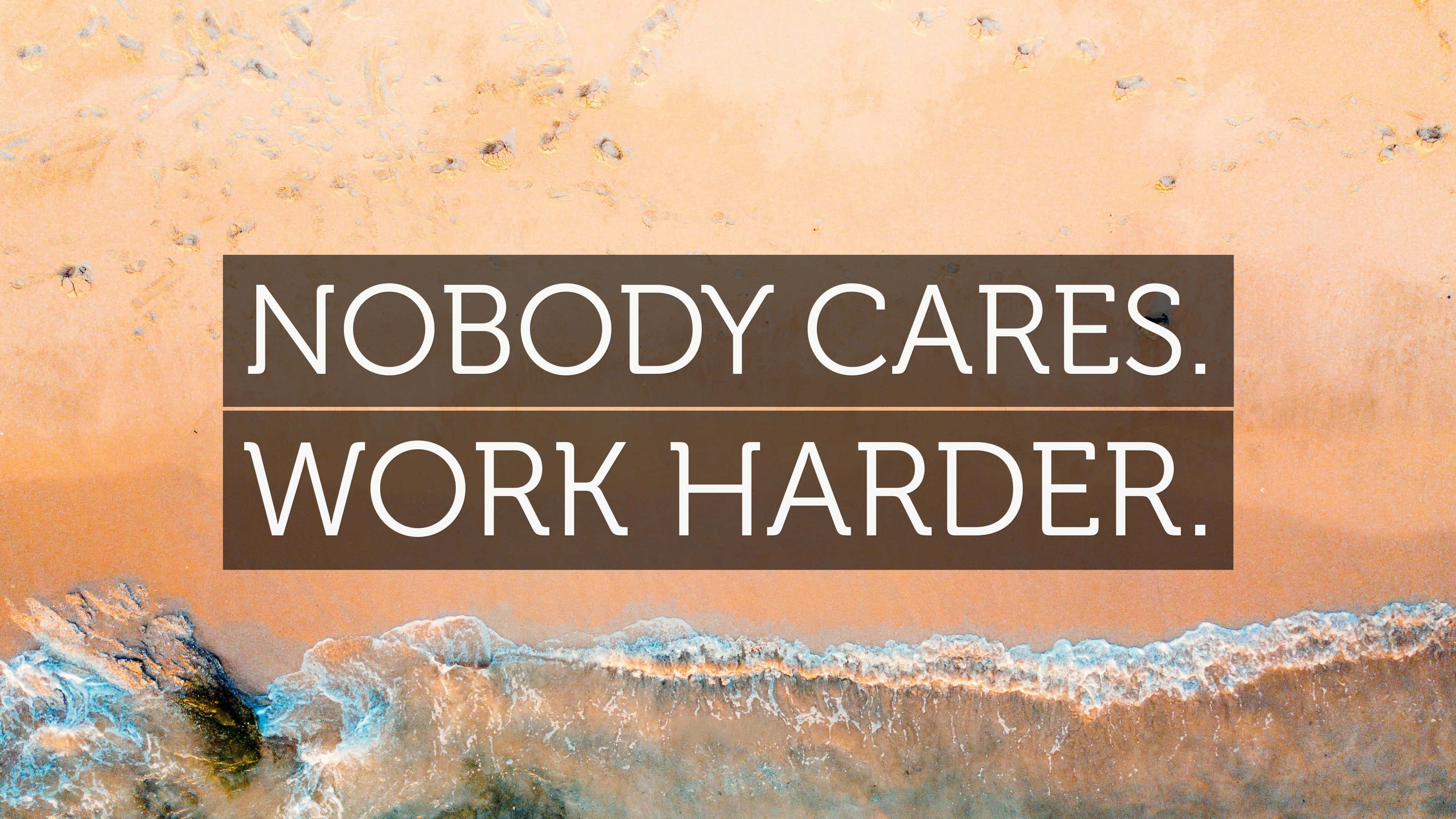 3840x2160 Download Motivational Beach Work Ethic Wallpaper