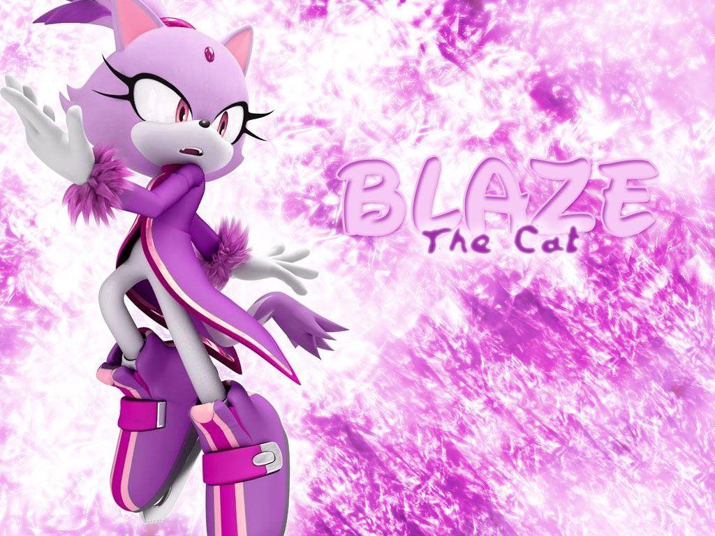 1024x768 Blaze The Cat Wallpaper