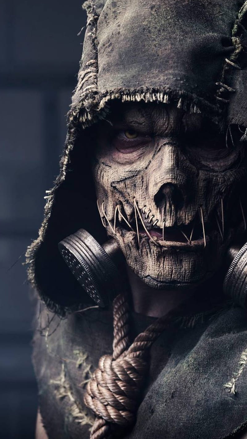 800x1422 Halloween Mask, badass, cool, HD phone wallpaper
