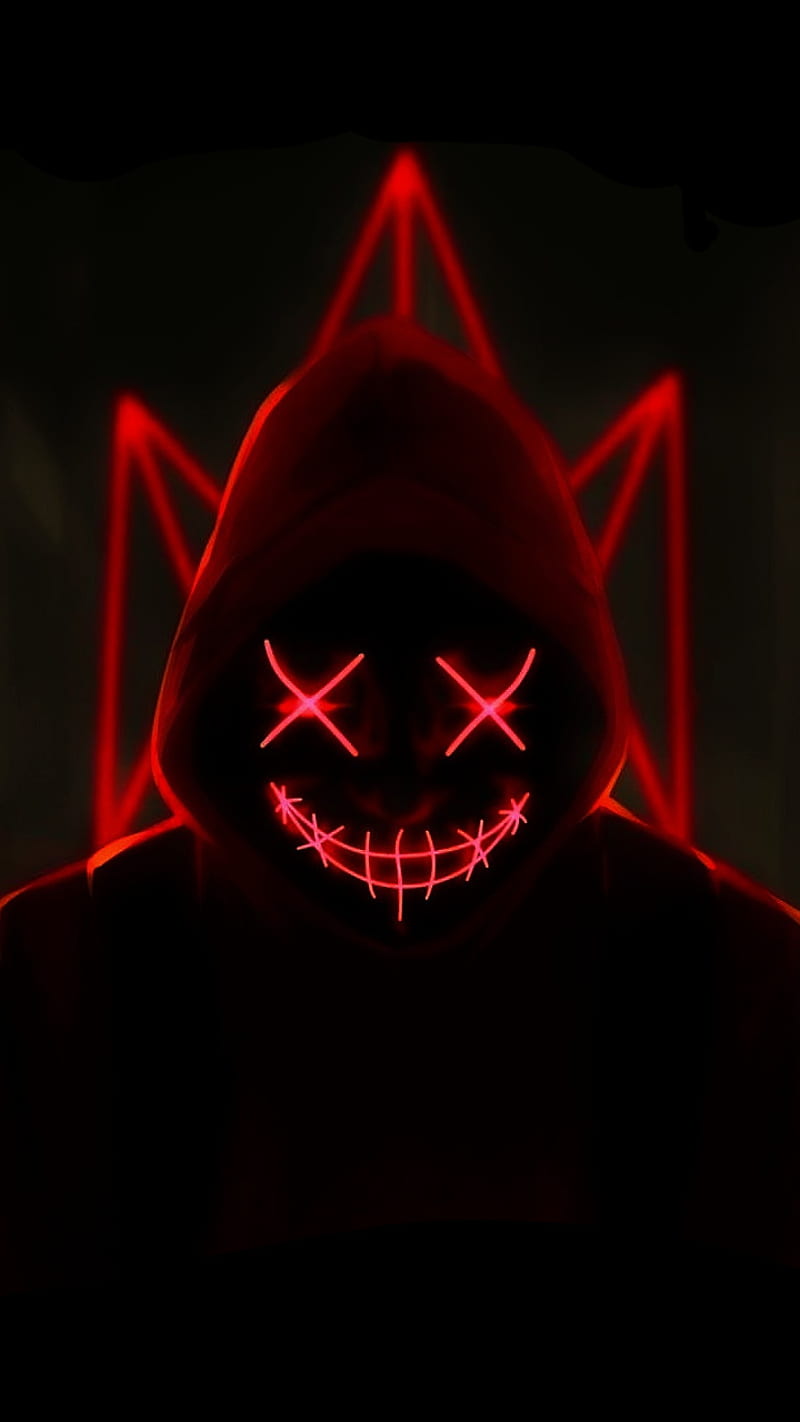 800x1422 HD pumpkin mask wallpaper