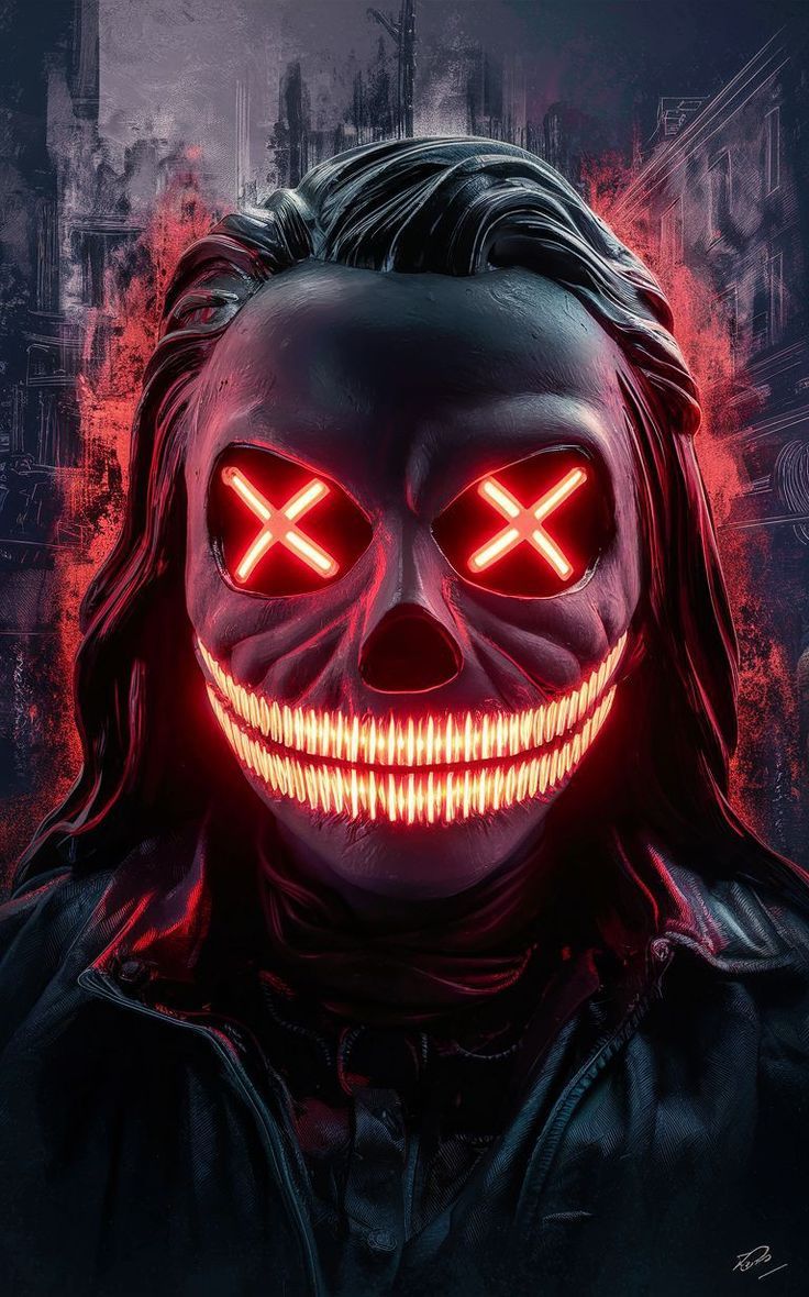 736x1180 Halloween mask