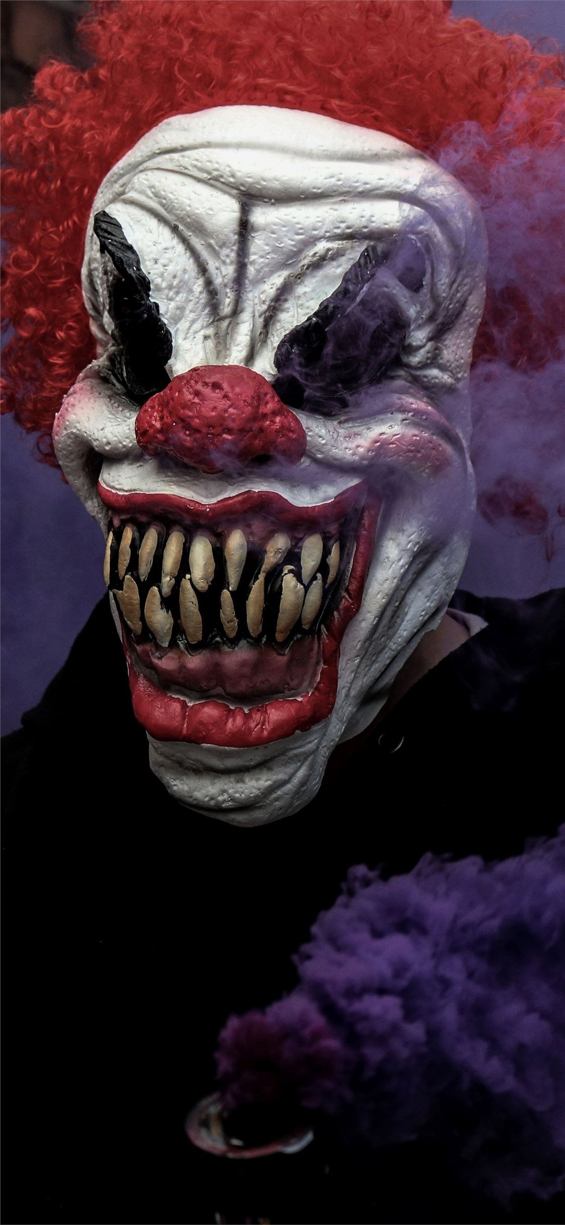 1125x2436 halloween mask 5k iPhone X Wallpaper Free Download