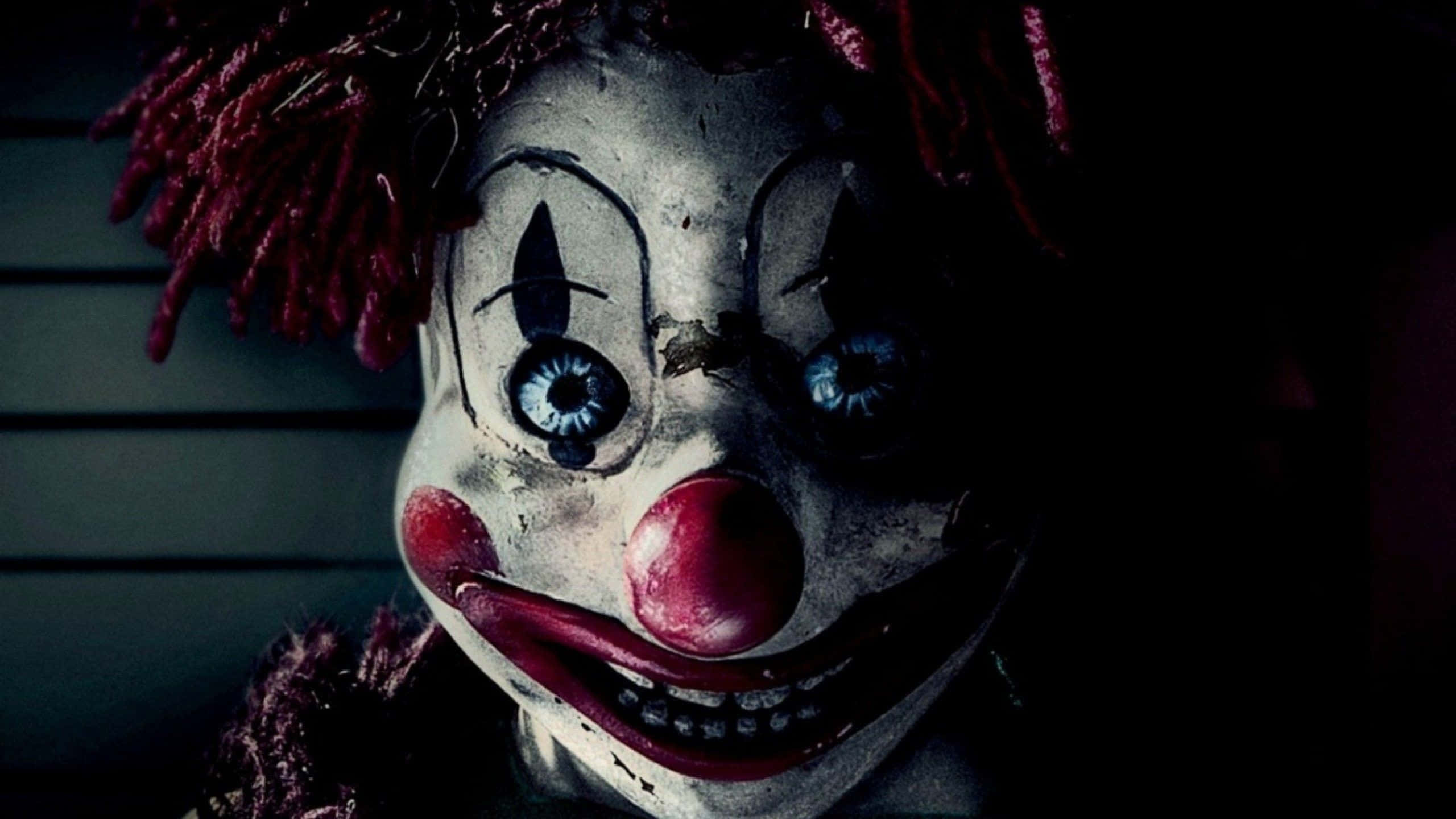 2560x1440 Download Intimidating masks of horror Wallpaper