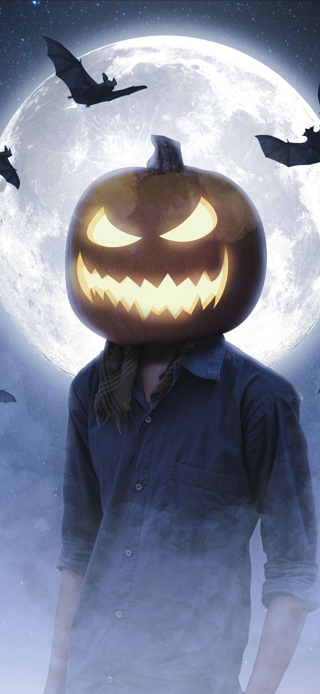 1125x2436 Halloween Mask Boy 4k iPhone XS, iPhone iPhone X , HD 4k Wallpaper, Image, Background, Photos and Picture