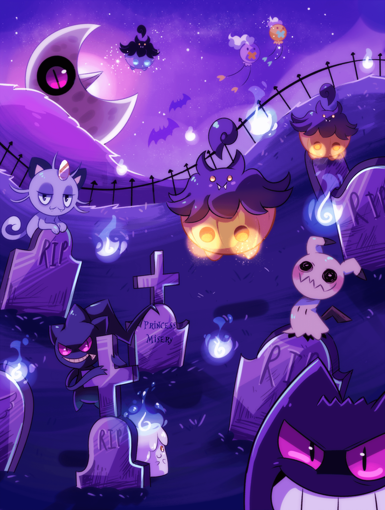 1503x1990 Lavender Town by PrincessMisery on Newgrounds