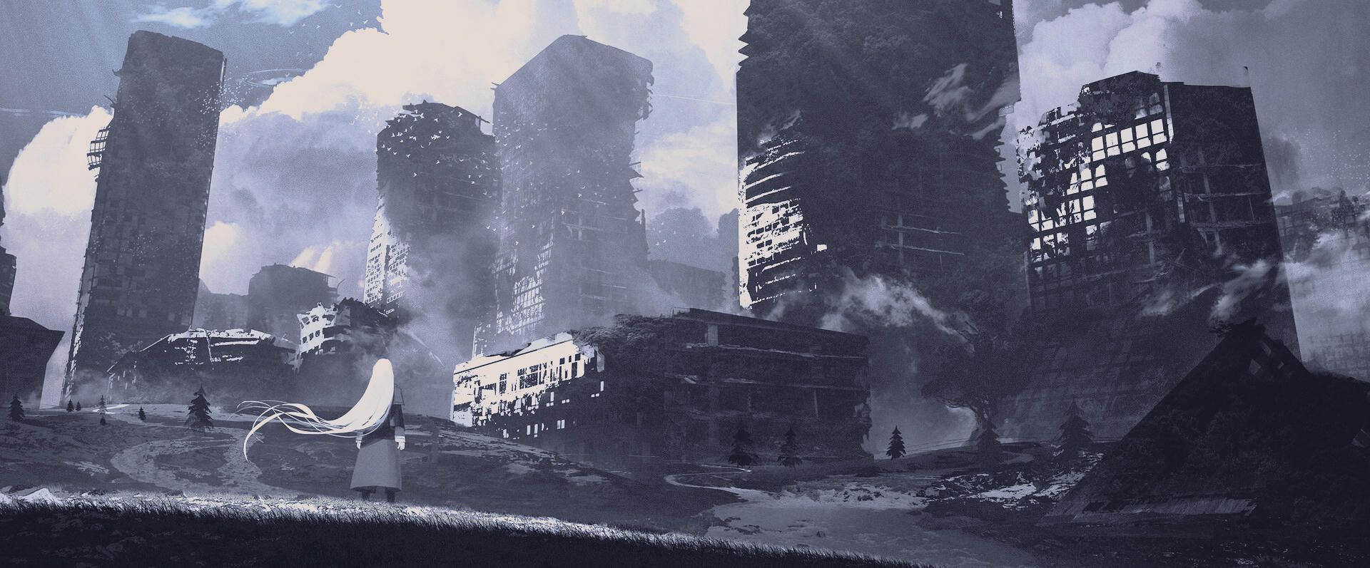 1920x797 Lavender Omarchy theme: screenshots, palette and install command