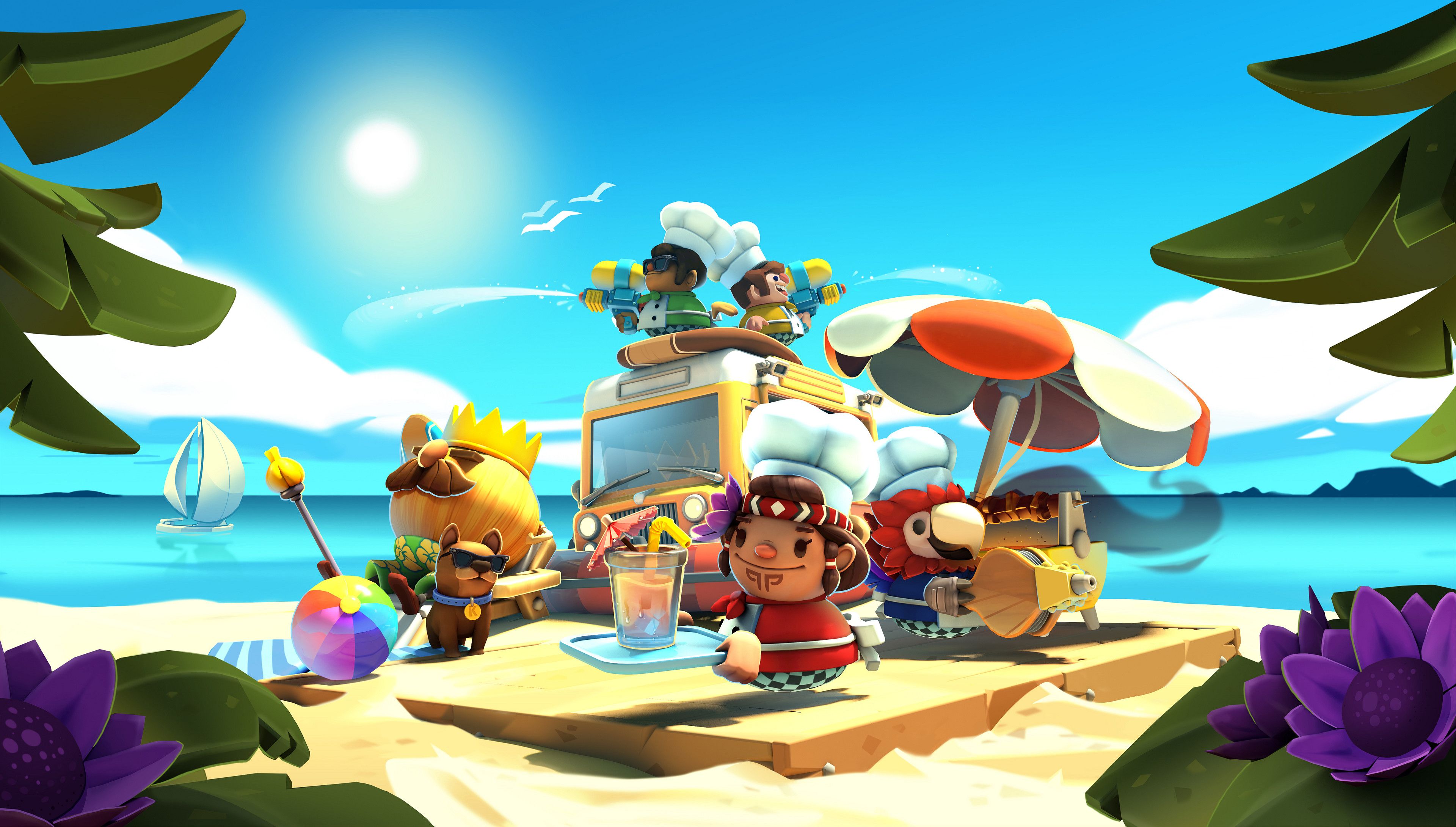 3840x2181 Download Video Game Overcooked 2 4k Ultra HD Wallpaper