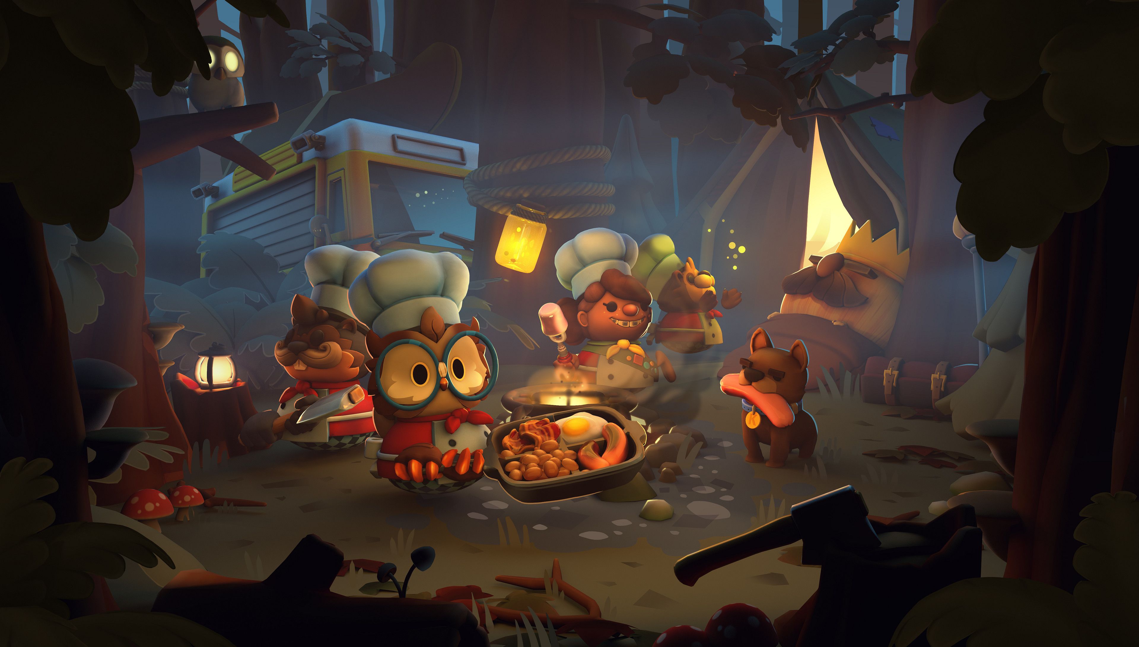 3840x2181 Download Video Game Overcooked 2 4k Ultra HD Wallpaper