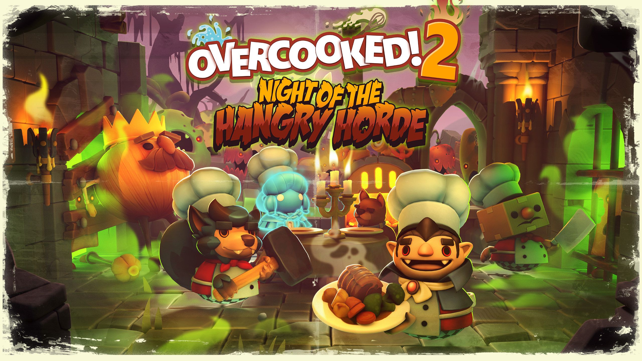 2560x1440 Overcooked! 2 of the Hangry Horde Games Store
