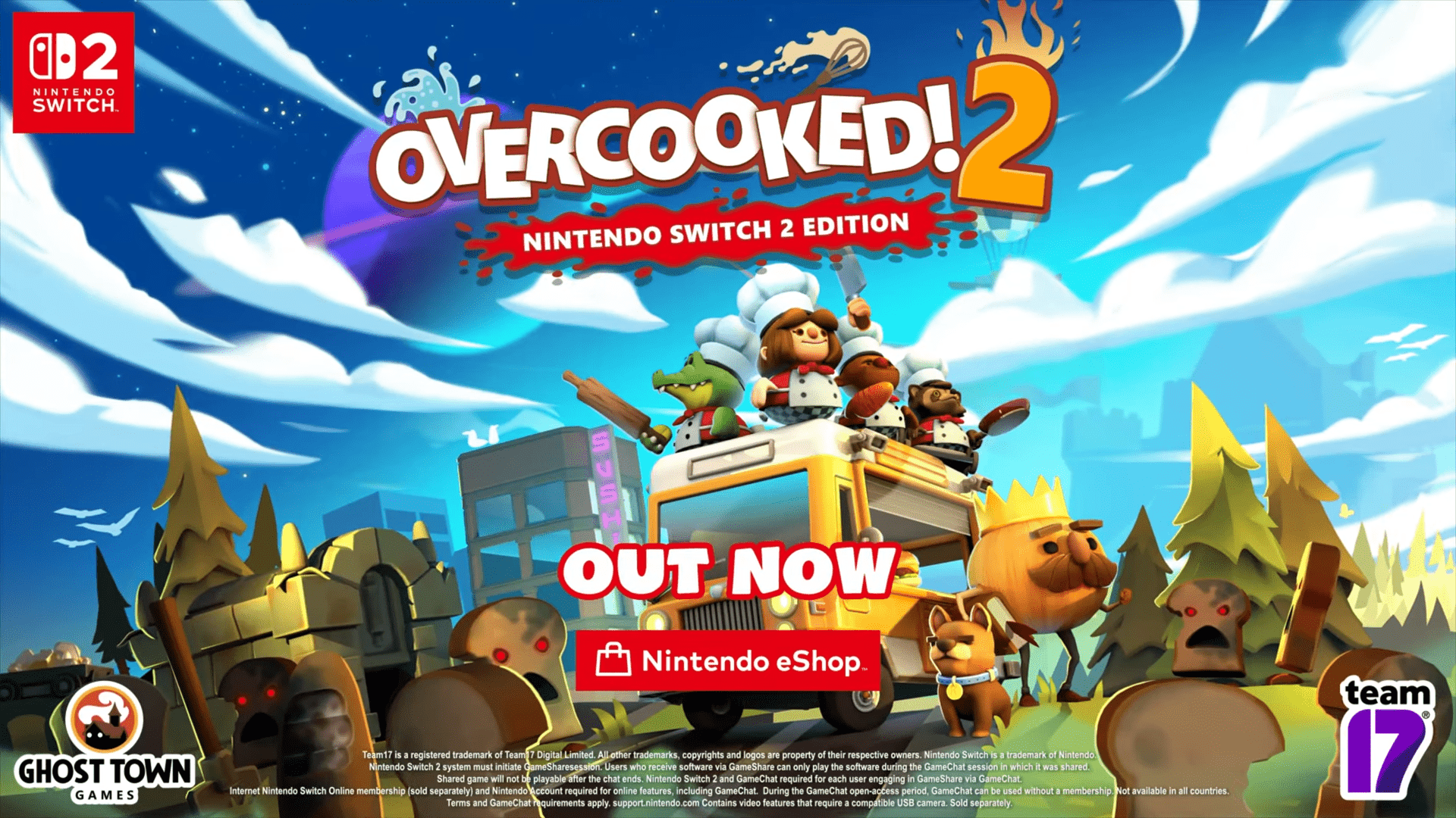 1920x1080 Overcooked! 2 Launches On Nintendo Switch 2 With New Features And Cross Play Support