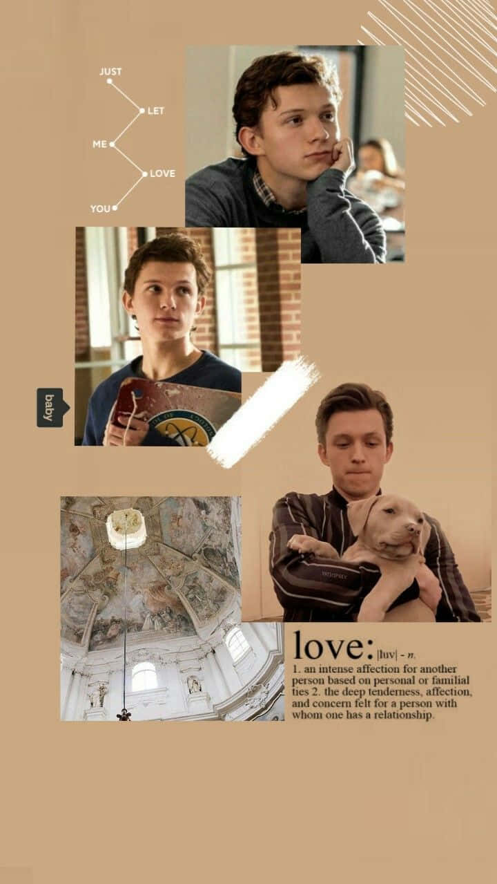 720x1279 Download Get lost in Tom Holland's charismatic charm Wallpaper