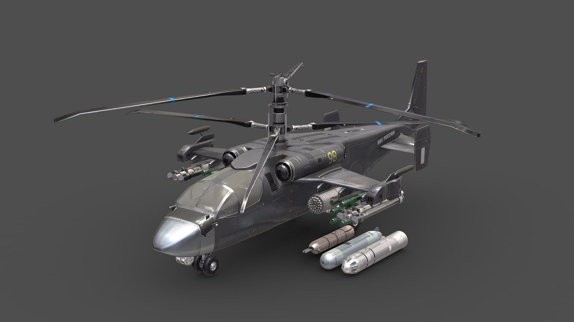 1920x1080 Kamov Ka 52 Alligator Model By 1Quad [04650bd]