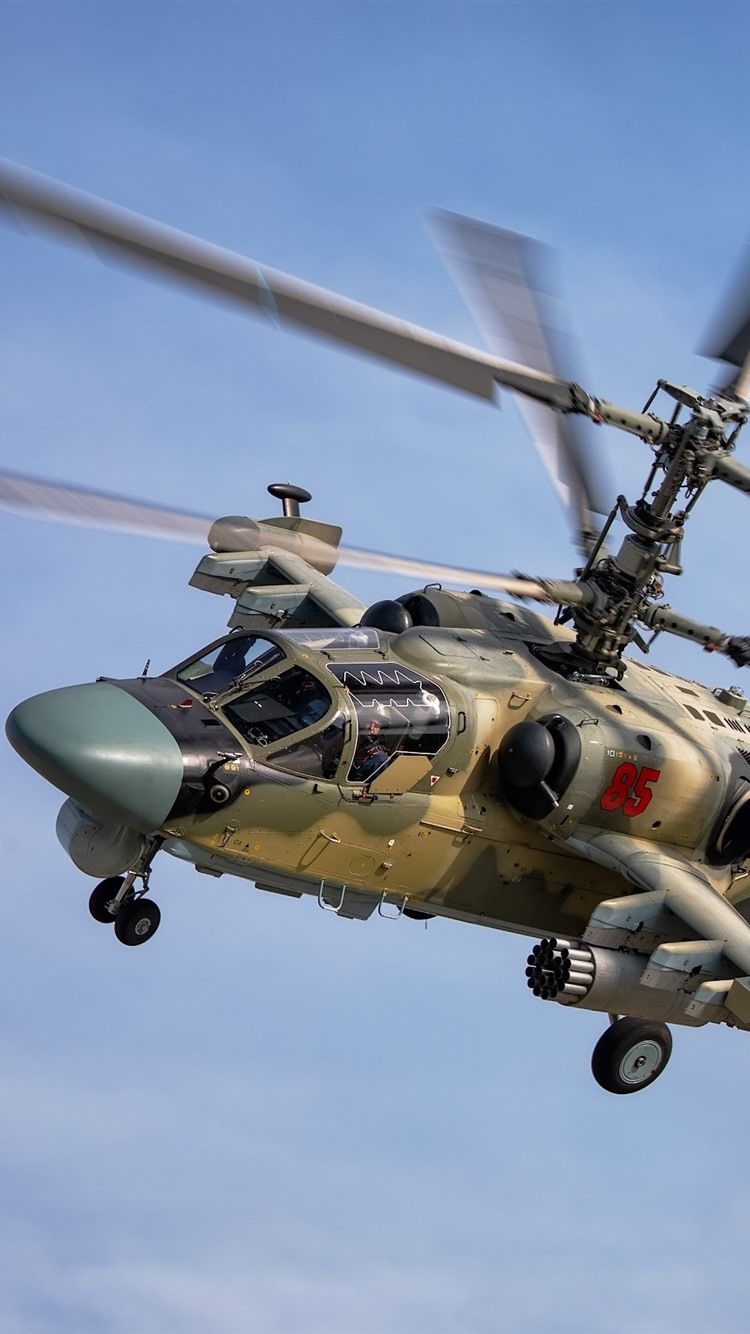 750x1334 Ka 52 Alligator Helicopter 750x1334 IPhone 8 7 6 6S Wallpaper, Background, Picture, Image