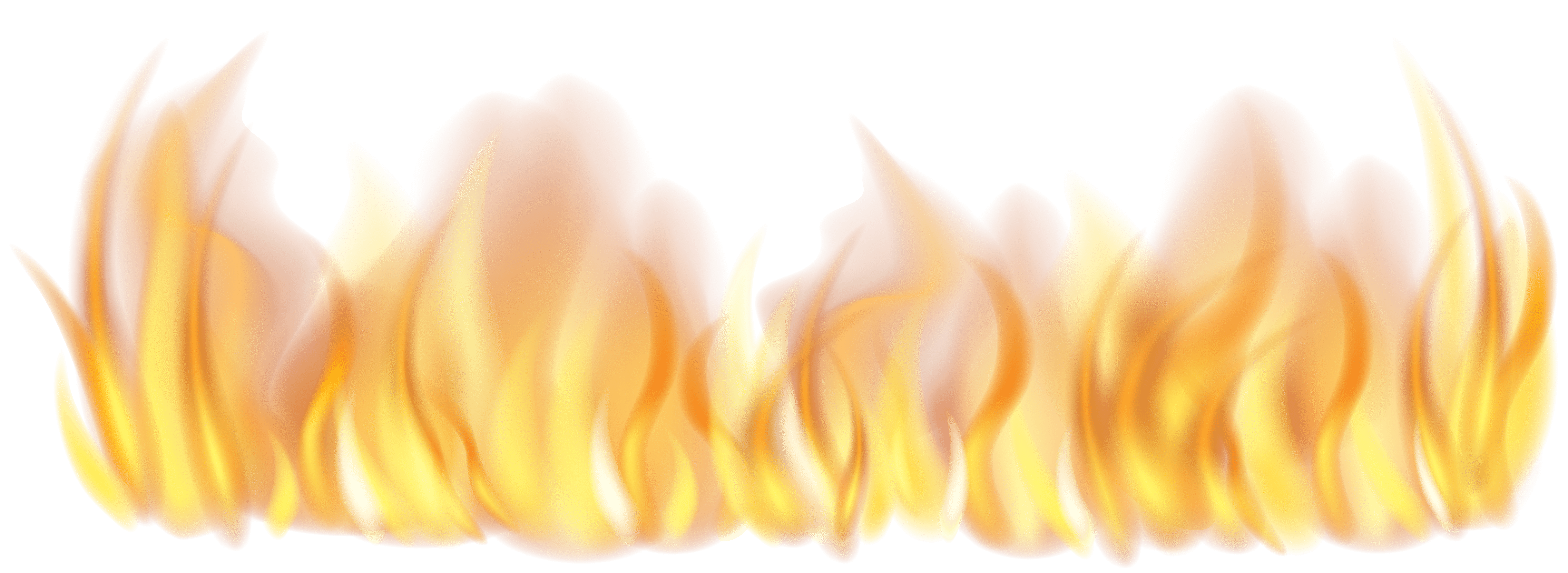 8000x2922 Fire Flames Line Transparent PNG Clip Art Image​-Quality Free Image and Transparent PNG Clipart