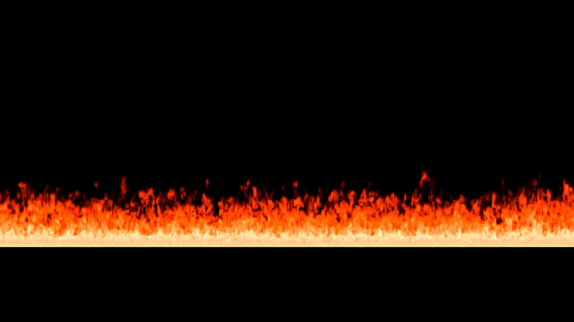 1920x1080 Fire Image On Black Background