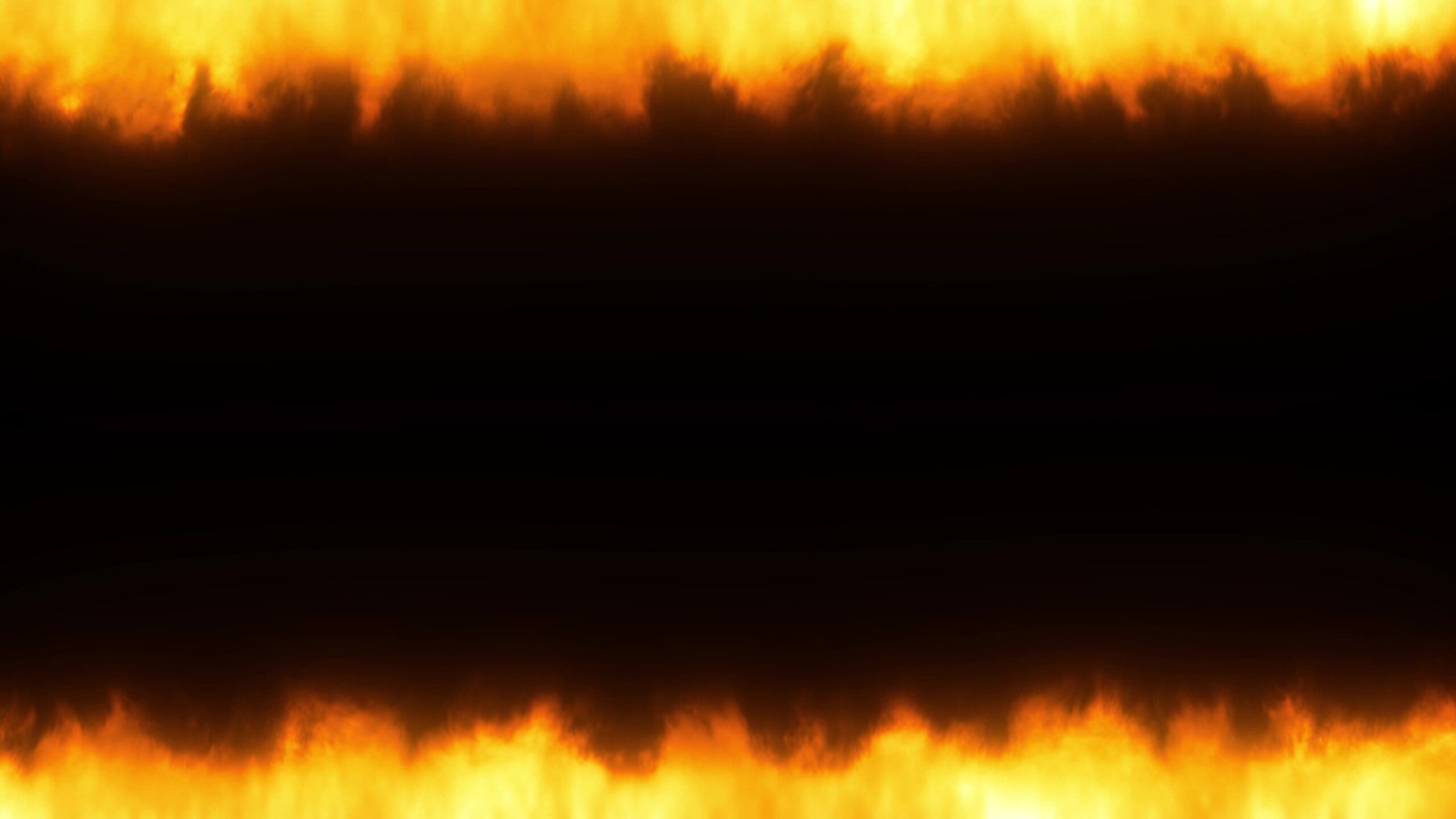 2560x1440 Fire with black background in the middle