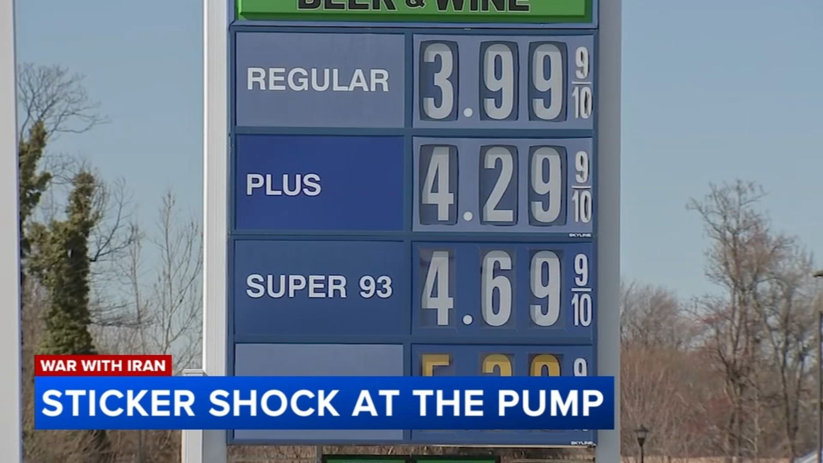 1600x900 Iran war: Gas prices surge toward $4 a gallon in Philadelphia region as drivers feel the pinch