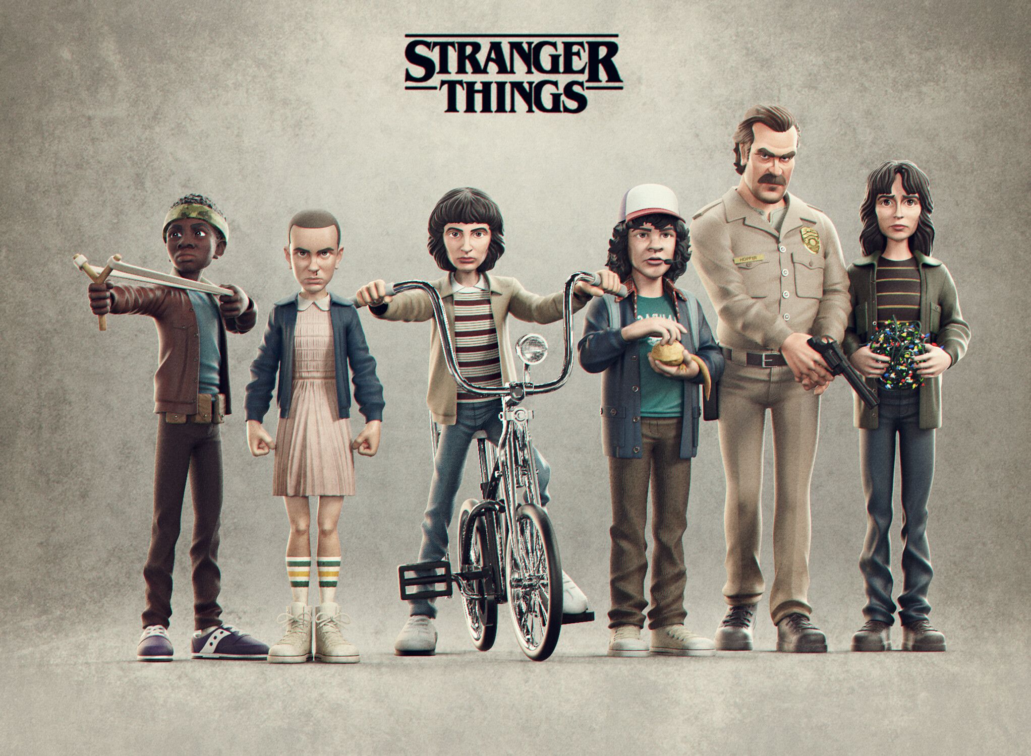 2044x1500 Stranger Things Wallpaper