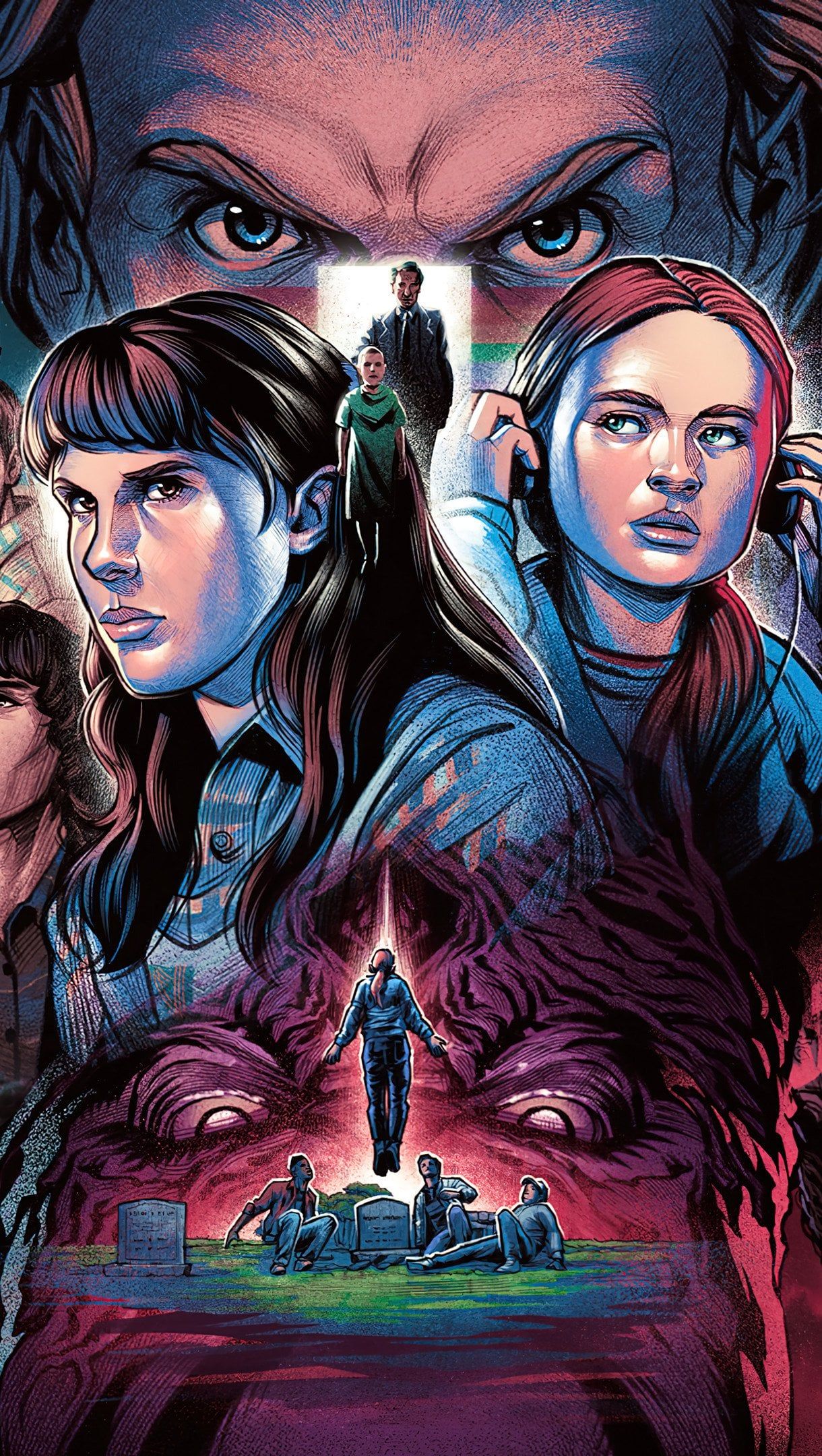 1220x2160 Stranger Things Season 4 Characters Wallpaper 4K for iPhone and Mobile Phone