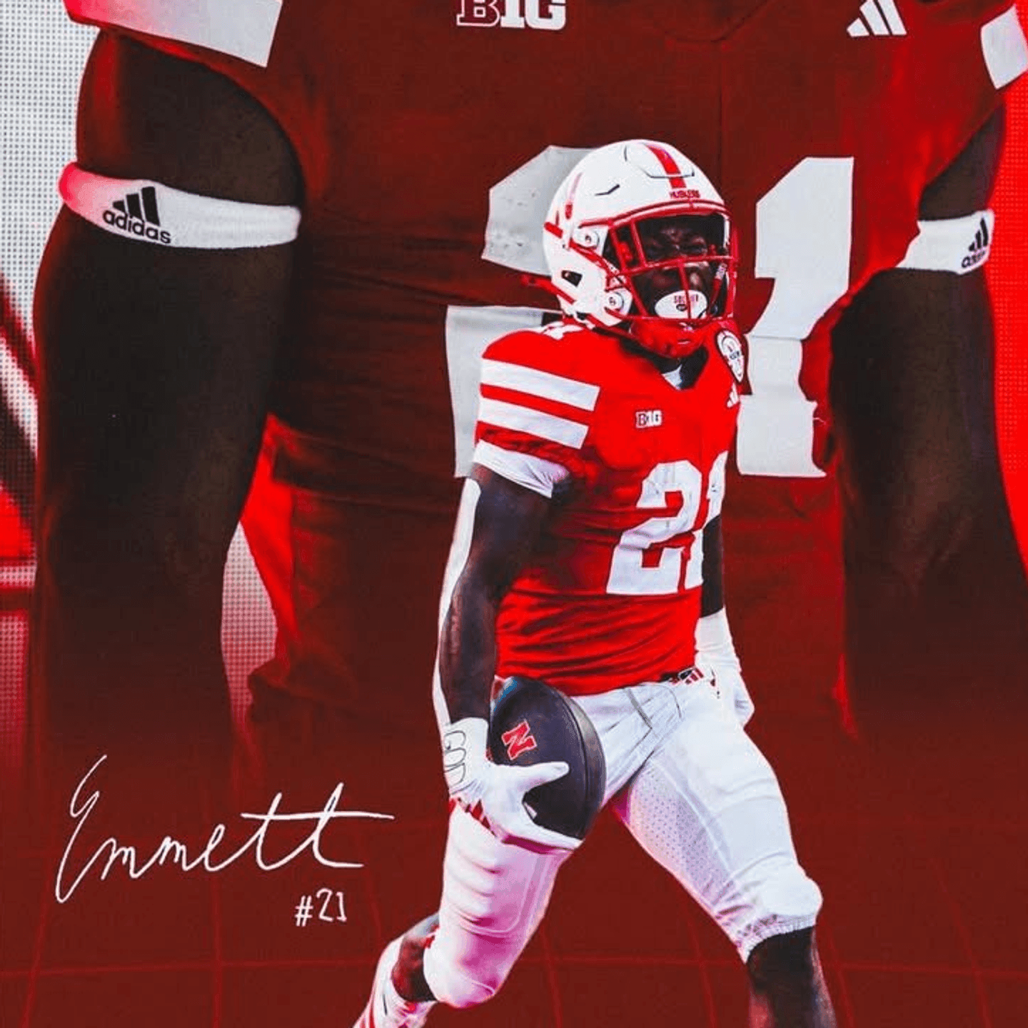 1440x1440 Emmett Johnson declares for 2026 NFL Draft