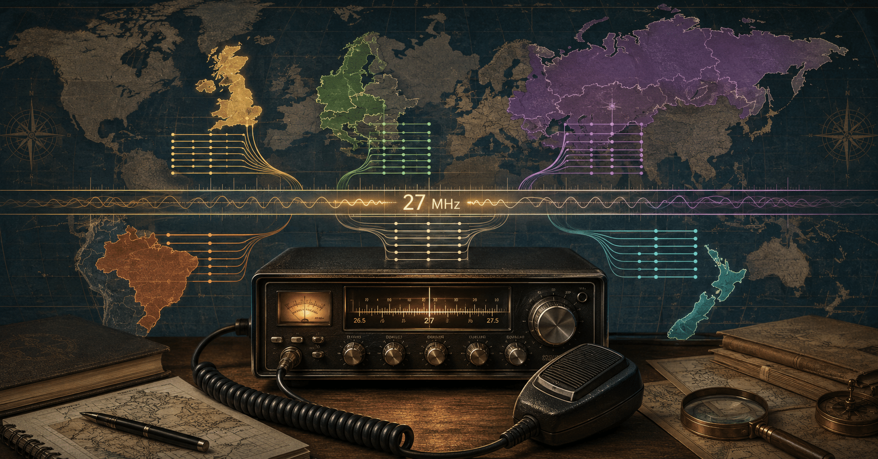 1733x907 Countries with multiple CB bands in the 27MHz range｜LoPRA Lab