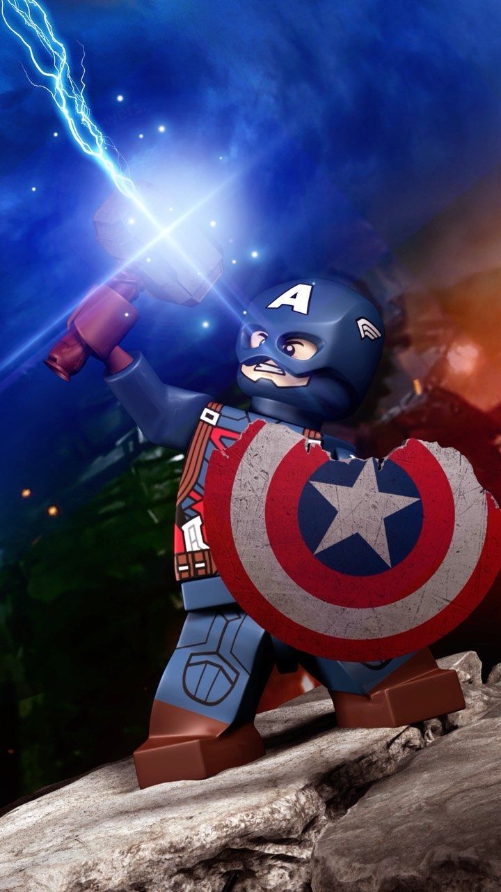 720x1280 Progetti da provare. Capitan america, Da terra, L e g