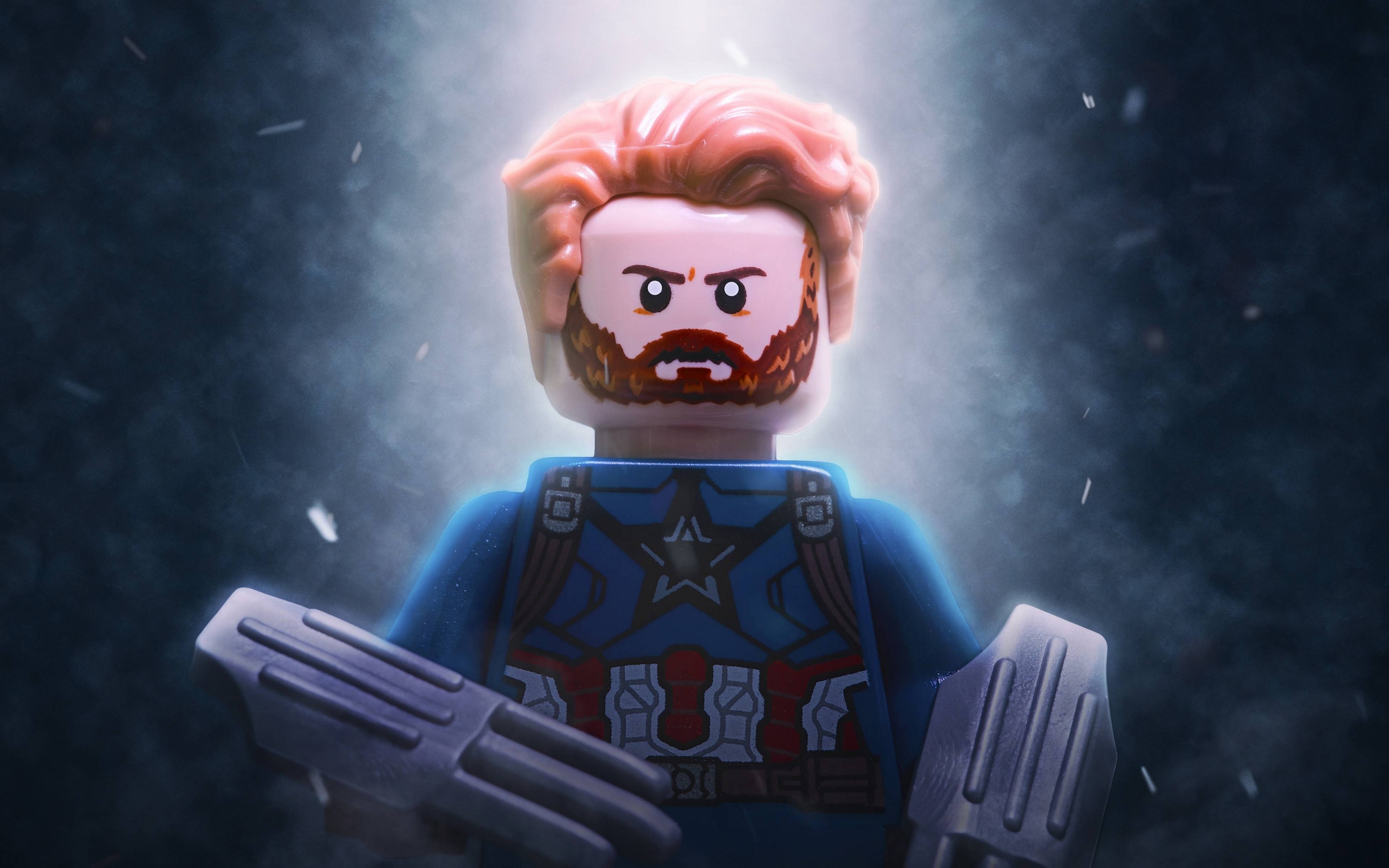 3840x2400 Lego Captain America Wallpaper
