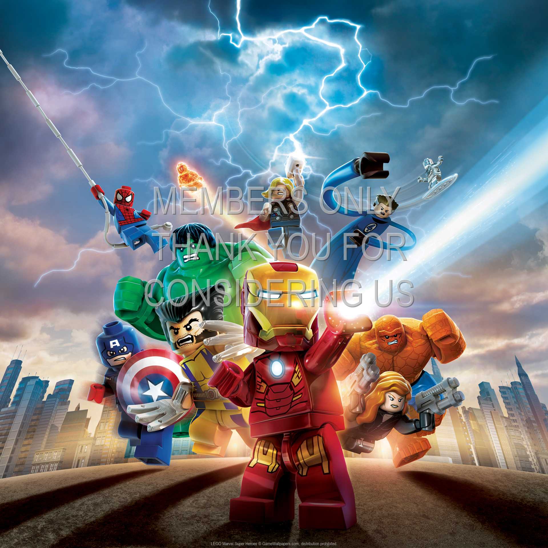 1920x1920 3Ds Captain America Lego Avengers Para Android LEGO Marvel Super Heroes Wallpaper 01 1080p Horizontal