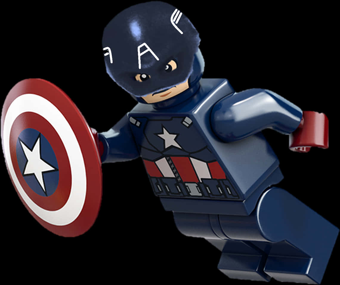 1140x957 Download Lego Captain America Action Pose Wallpaper