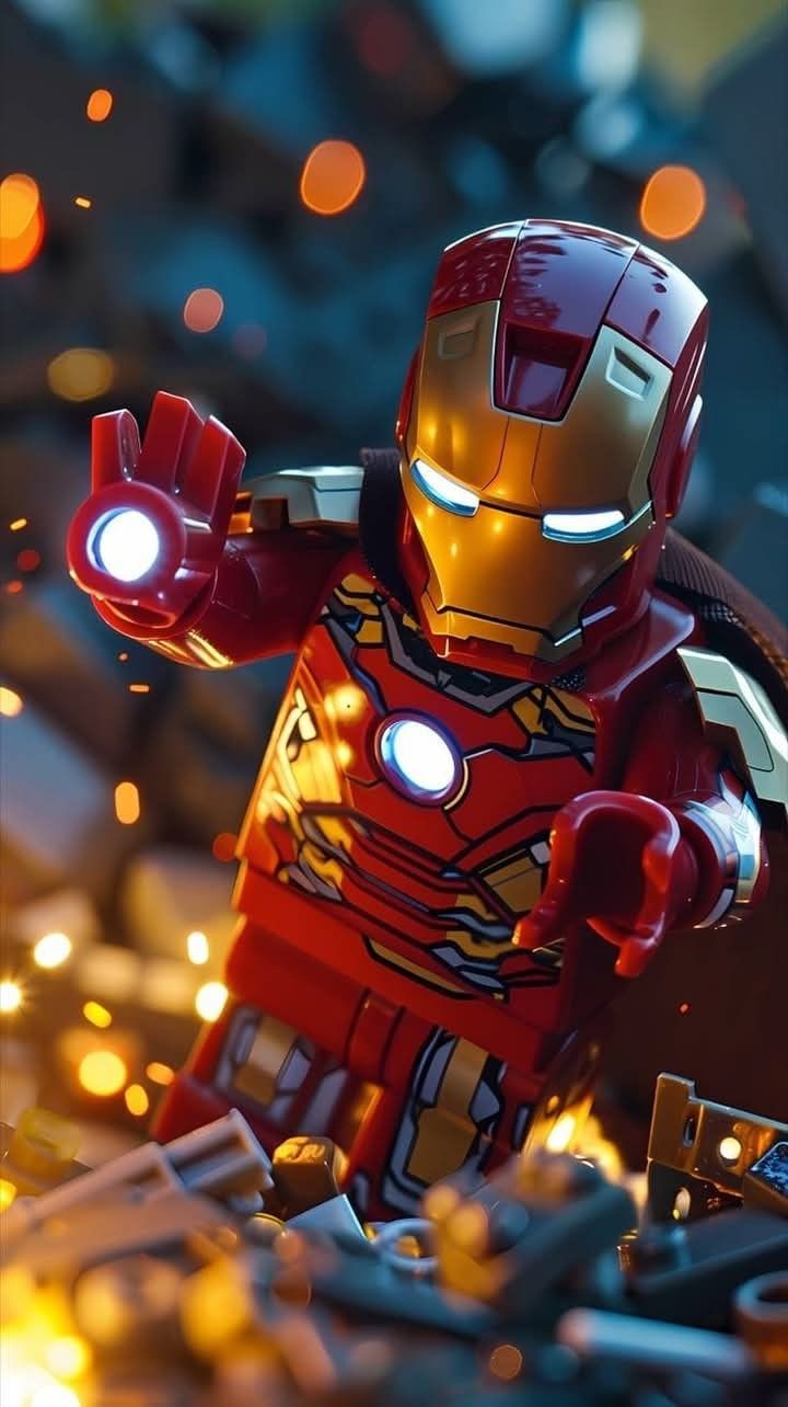 720x1284 Iron man and captain america wallpaper. Lego character wallpaper, Lego marvel art