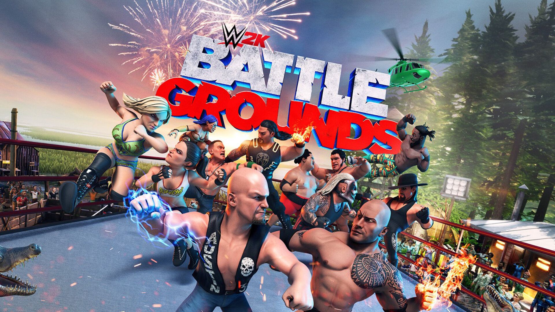 1920x1080 WWE 2K Battlegrounds Review: A Shallow, Functional Brawler AU Review