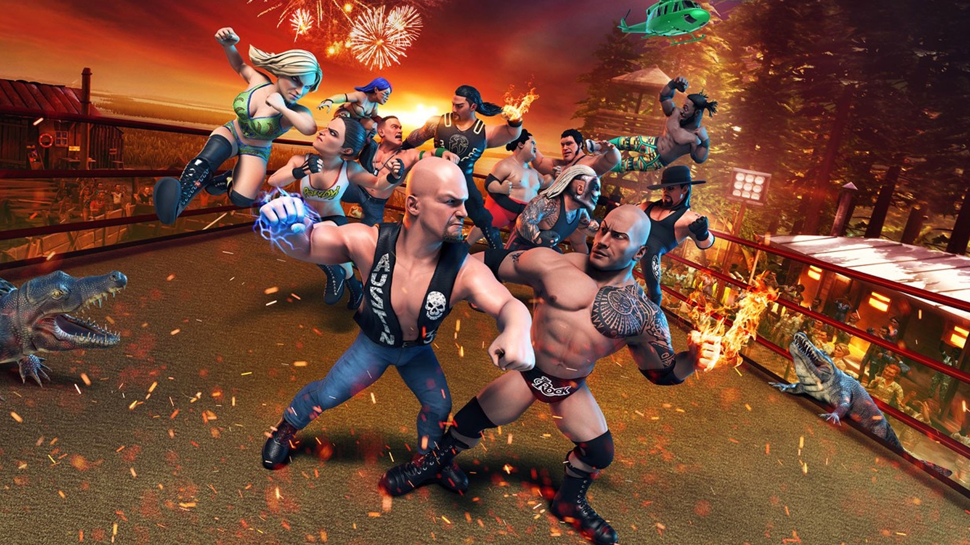 1920x1080 WWE 2K Battlegrounds Roster Has More Than 70 Wrestlers at Launch
