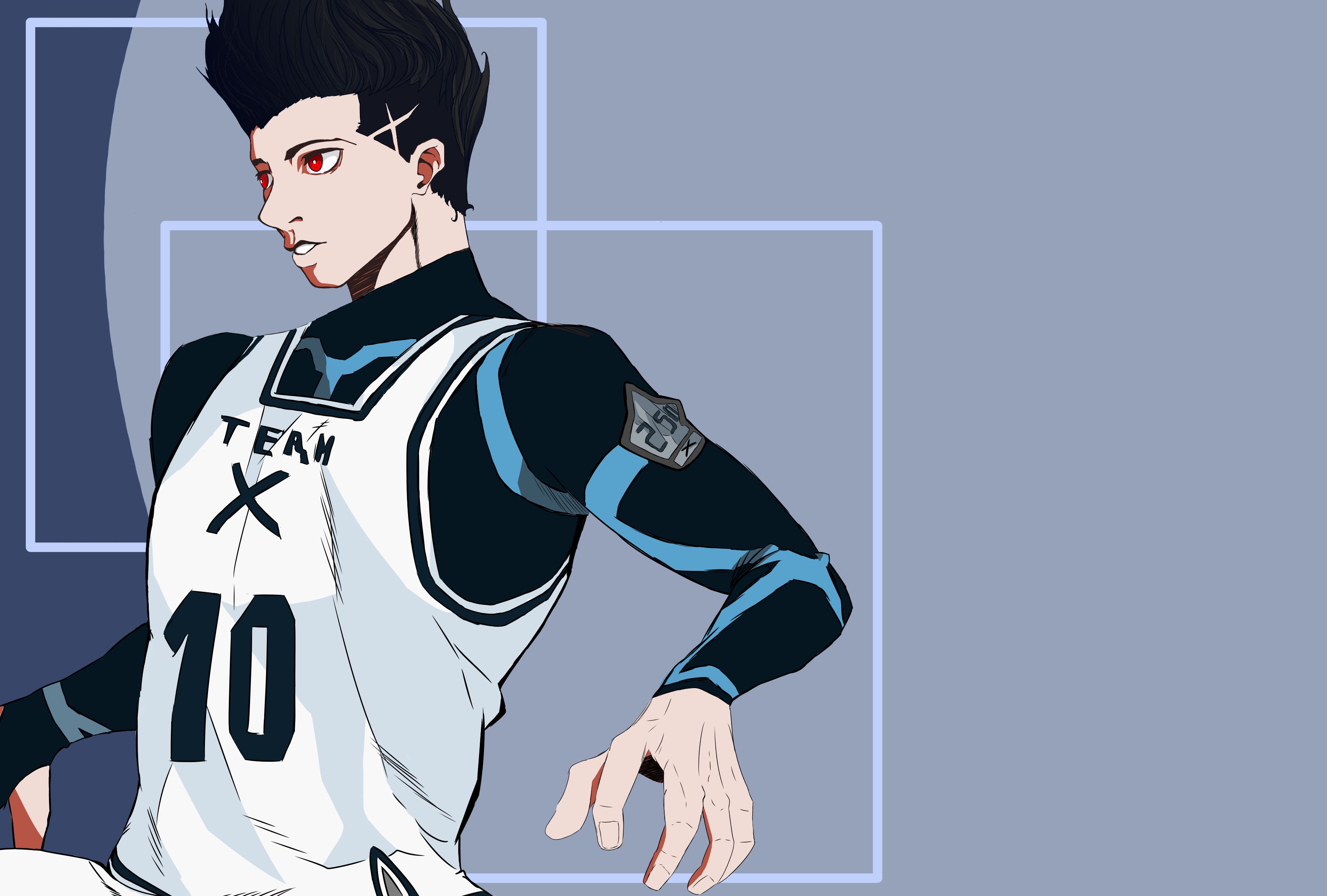 3496x2362 Download Anime Blue Lock Shouei Barou HD Wallpaperx2362