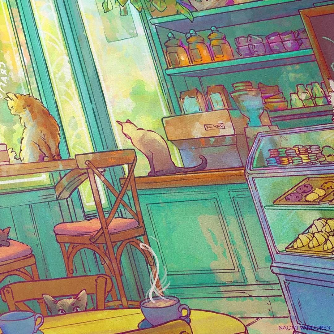 1080x1080 Cat Cafe