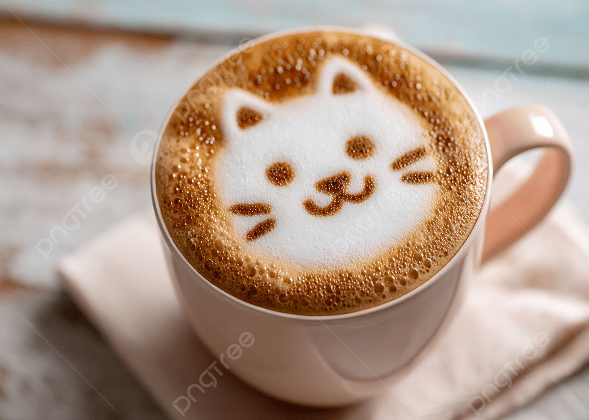 1200x857 Cute Cat Latte Art In Pink Mug On Wooden Table Perfect For Cozy Cafe Aesthetic, Cat, Latte, Art Background Image And Wallpaper for Free Download