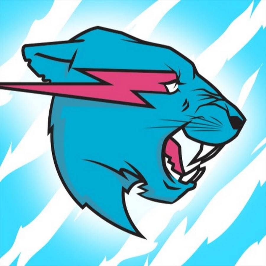 900x900 Download Mr Beast's Abstract Striped Logo Wallpaper