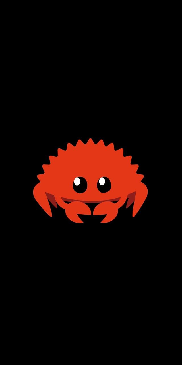 640x1279 Ferris, the Rust programming language mascot! [1682x3363]