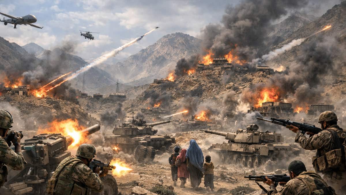 1200x675 Pakistan declares 'Open War' on Afghanistan after deadly border escalation