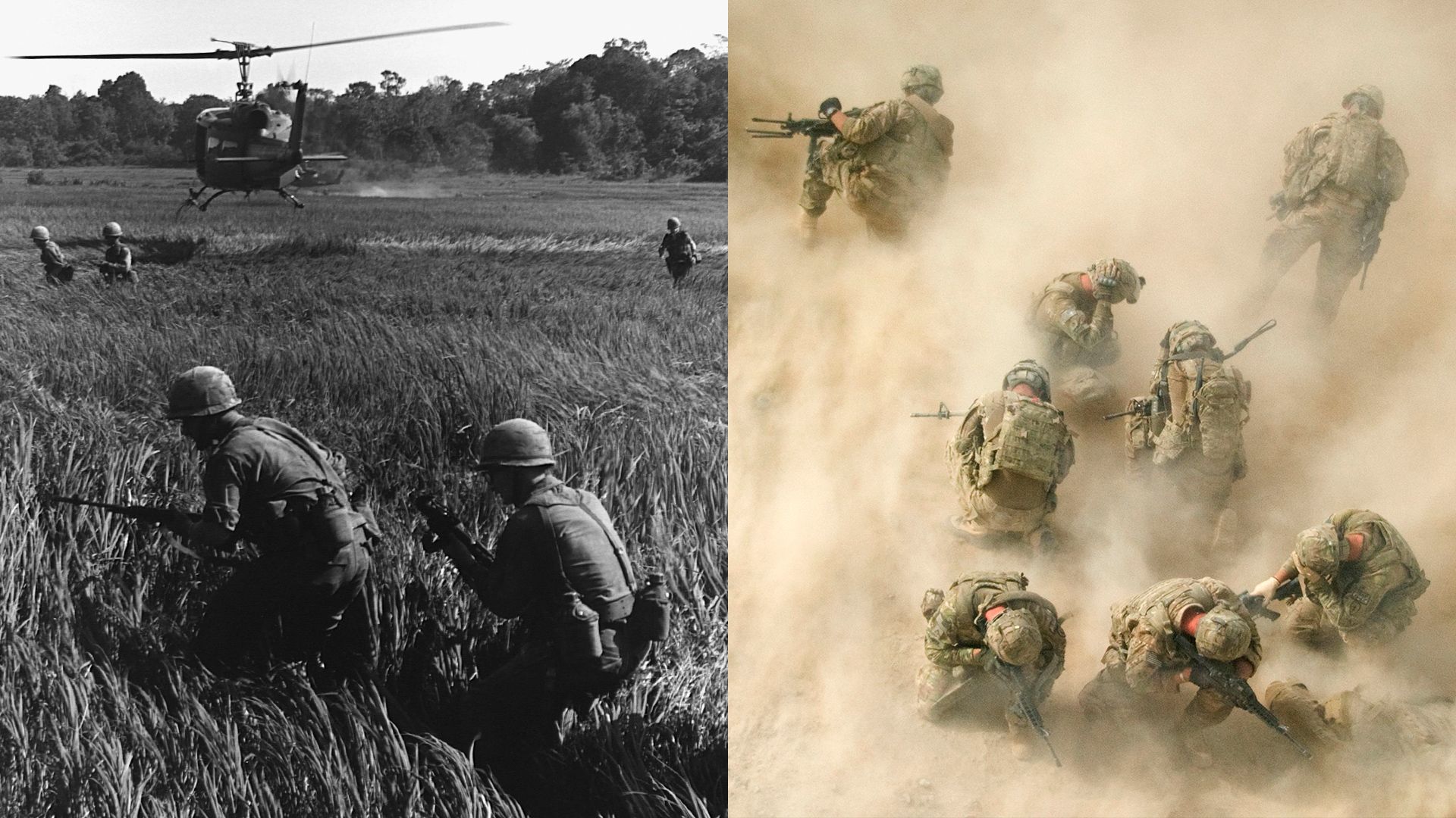 1920x1080 Vietnam Vs. Afghanistan: Mirror Image Scenes From