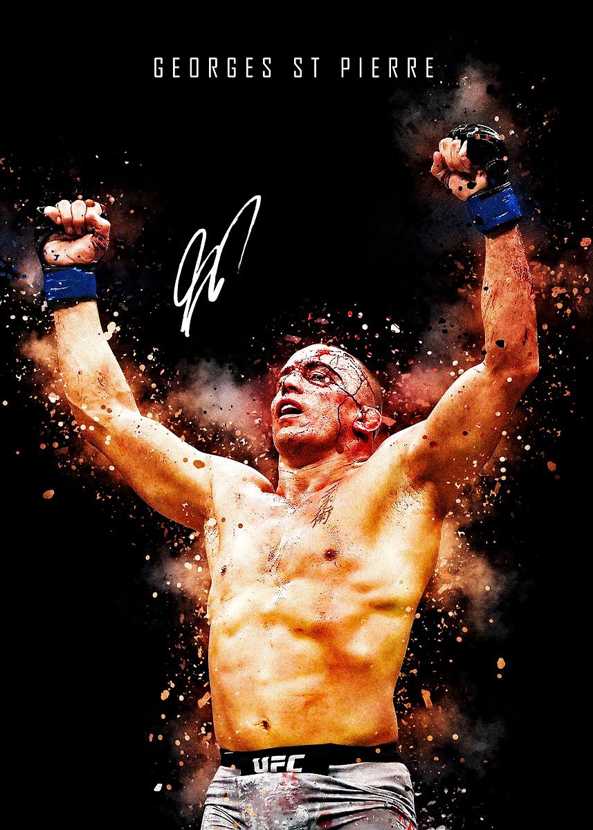857x1200 Georges St Pierre UFC Victory
