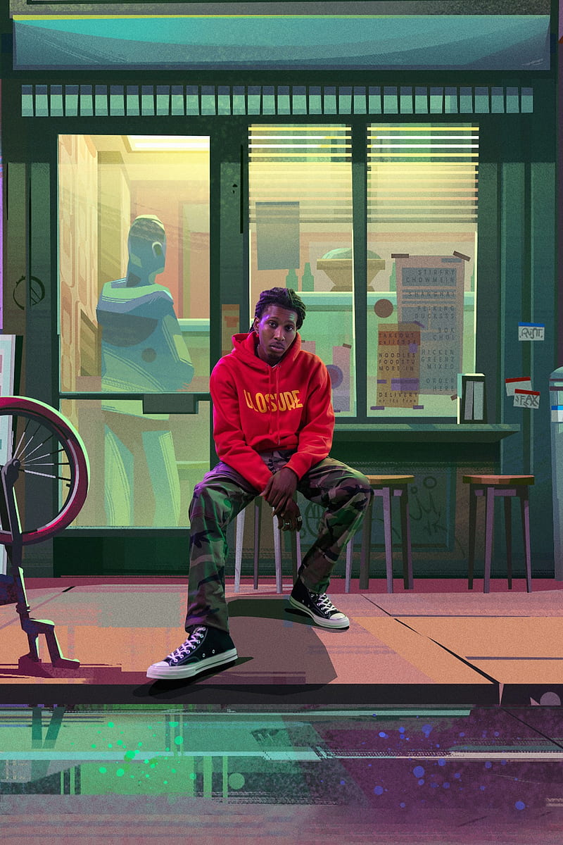 800x1200 STAPLE and Kid Cudi Presents: The “Entergalactic” Collection. SNKRDUNK Magazine, HD phone wallpaper